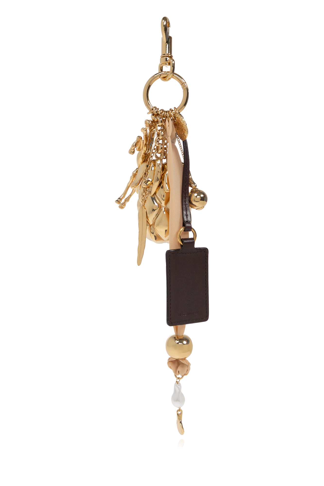 キーホルダー・キーリング CHLOE Woman Key chain Gold CH25UK163P69 9DA Chloé Keychain with charms | Women's Accessories | Vitkac